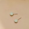 Jade Beaded Luck Stud Earrings Jade Beaded Luck Stud Earrings