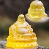 Liuli Crystal Laughing Buddha Wealth Statue Liuli Crystal Laughing Buddha Wealth Statue