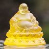 Liuli Crystal Laughing Buddha Wealth Statue Liuli Crystal Laughing Buddha Wealth Statue