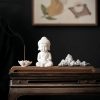 Lotus Kwan Yin Ceramic Incense Burner Lotus Kwan Yin Ceramic Incense Burner