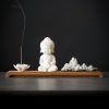 Lotus Kwan Yin Ceramic Incense Burner Lotus Kwan Yin Ceramic Incense Burner