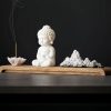 Lotus Kwan Yin Ceramic Incense Burner Lotus Kwan Yin Ceramic Incense Burner