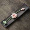 Lotus Peony Ceramic Incense Burner Lotus Peony Ceramic Incense Burner