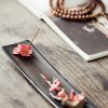 Lotus Peony Ceramic Incense Burner Lotus Peony Ceramic Incense Burner