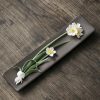 Lotus Peony Ceramic Incense Burner Lotus Peony Ceramic Incense Burner