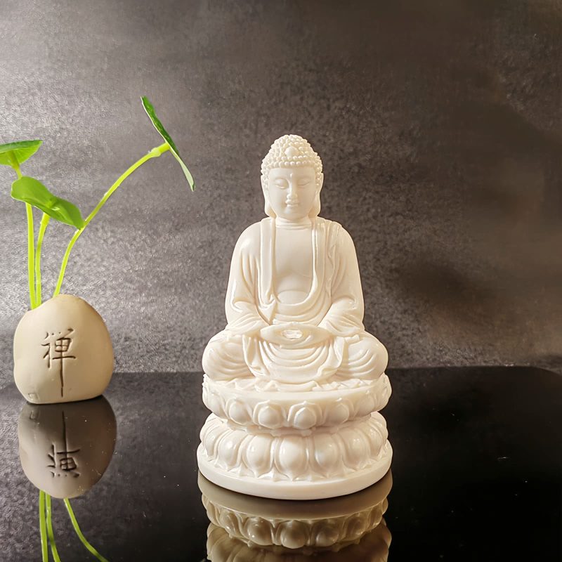 Mini Ivory Tathagata Buddha Decoration Mini Ivory Tathagata Buddha Decoration