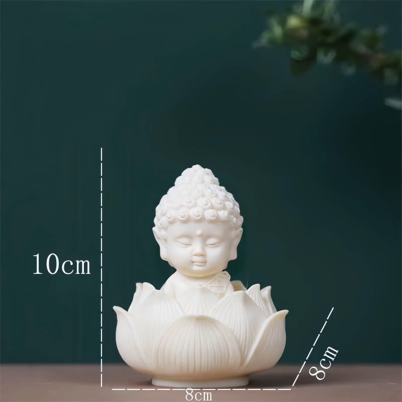 Mini Ivory Tathagata Buddha Decoration Mini Ivory Tathagata Buddha Decoration