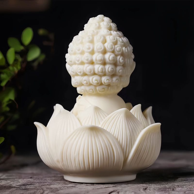 Mini Ivory Tathagata Buddha Decoration Mini Ivory Tathagata Buddha Decoration