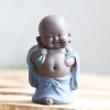 紫砂弥勒笑佛摆件 Purple Clay Maitreya Laughing Buddha Decoration