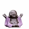 紫砂弥勒笑佛摆件 Purple Clay Maitreya Laughing Buddha Decoration