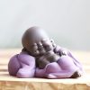 紫砂弥勒笑佛摆件 Purple Clay Maitreya Laughing Buddha Decoration