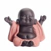 紫砂弥勒笑佛摆件 Purple Clay Maitreya Laughing Buddha Decoration