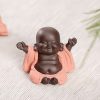 紫砂弥勒笑佛摆件 Purple Clay Maitreya Laughing Buddha Decoration
