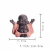 紫砂弥勒笑佛摆件 Purple Clay Maitreya Laughing Buddha Decoration