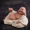 Purple Clay Maitreya Wealth Buddha Statue Purple Clay Maitreya Wealth Buddha Statue