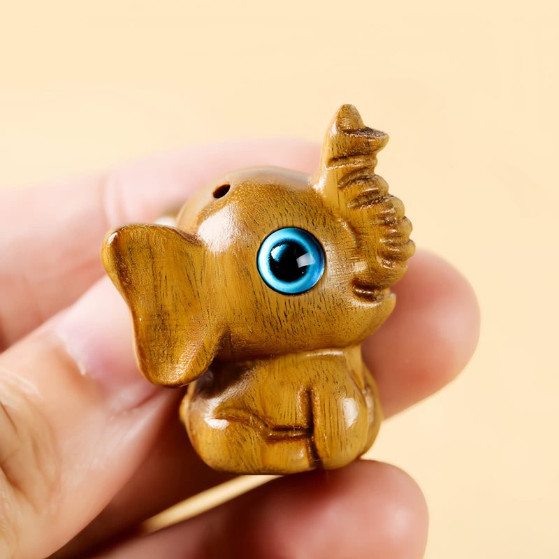 Red Sandalwood Mini Elephant Decoration Red Sandalwood Mini Elephant Decoration