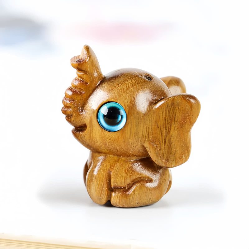 Red Sandalwood Mini Elephant Decoration Red Sandalwood Mini Elephant Decoration