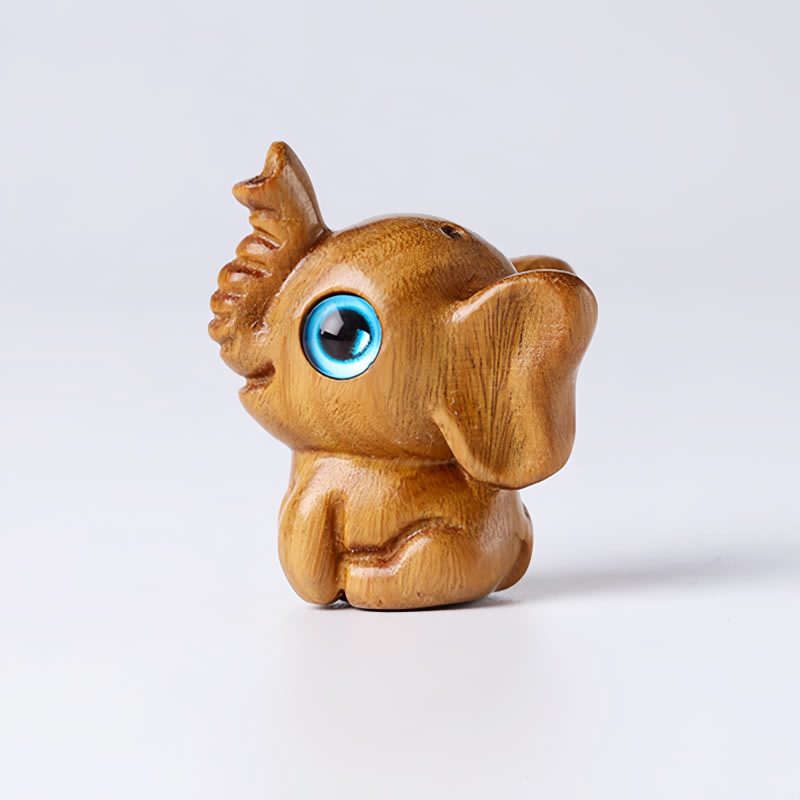 Red Sandalwood Mini Elephant Decoration Red Sandalwood Mini Elephant Decoration