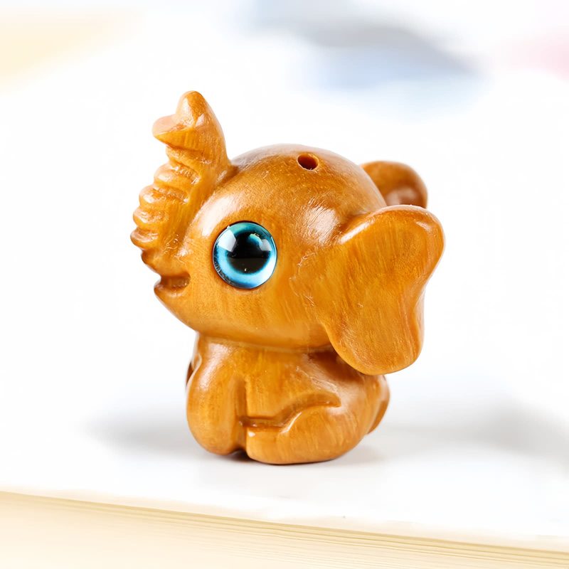 Red Sandalwood Mini Elephant Decoration Red Sandalwood Mini Elephant Decoration