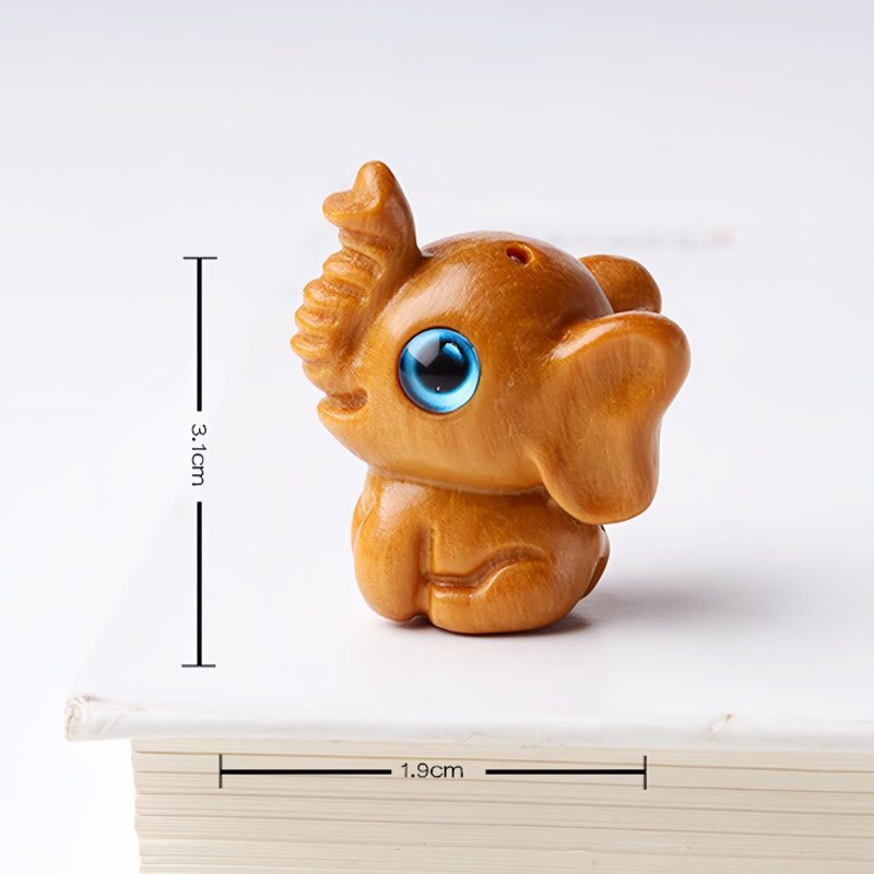 Red Sandalwood Mini Elephant Decoration Red Sandalwood Mini Elephant Decoration