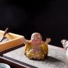 Resin Color Changing Laughing Buddha Figurine Resin Color Changing Laughing Buddha Figurine
