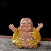 Resin Color Changing Laughing Buddha Figurine Resin Color Changing Laughing Buddha Figurine