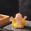 Resin Color Changing Laughing Buddha Figurine Resin Color Changing Laughing Buddha Figurine