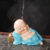 Resin Color Changing Laughing Buddha Figurine Resin Color Changing Laughing Buddha Figurine