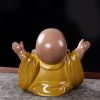 Resin Color Changing Laughing Buddha Figurine Resin Color Changing Laughing Buddha Figurine