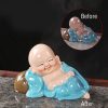 Resin Color Changing Laughing Buddha Figurine Resin Color Changing Laughing Buddha Figurine