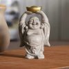 招福置物 笑佛像 レジン製 Resin Laughing Buddha Home Blessing Statue