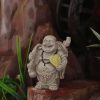 招福置物 笑佛像 レジン製 Resin Laughing Buddha Home Blessing Statue