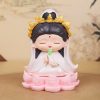 Estatua de Avalokiteshvara en Flor de Loto para Armonía en el Hogar Resin Avalokitesvara Lotus Statue for Harmony Home Decor