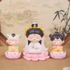 Estatua de Avalokiteshvara en Flor de Loto para Armonía en el Hogar Resin Avalokitesvara Lotus Statue for Harmony Home Decor