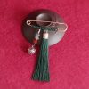 Retro Copper Bell Tassels Brooch Retro Copper Bell Tassels Brooch
