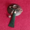 Retro Copper Bell Tassels Brooch Retro Copper Bell Tassels Brooch
