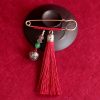 Retro Copper Bell Tassels Brooch Retro Copper Bell Tassels Brooch