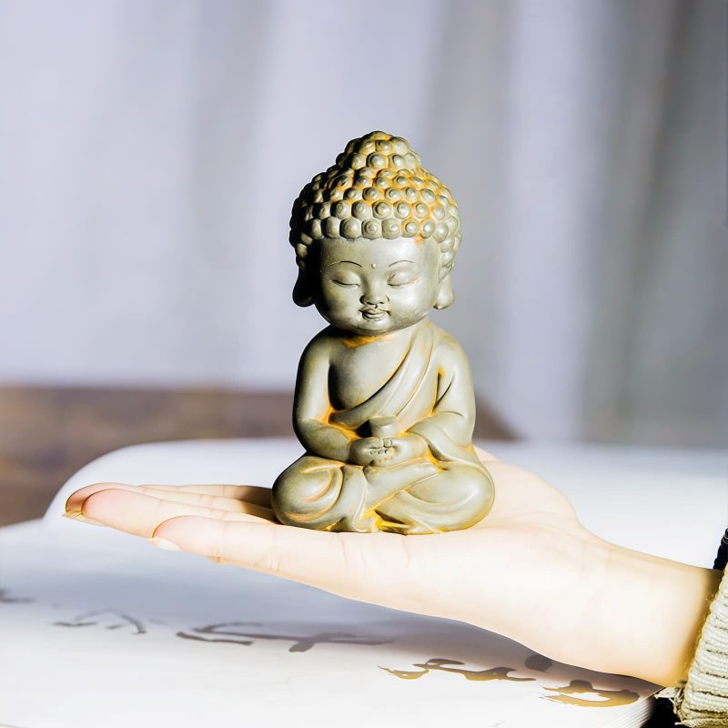 Rust Cast Resin Ksitigarbha Guanyin Statue Rust Cast Resin Ksitigarbha Guanyin Statue