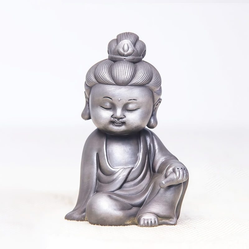 Rust Cast Resin Ksitigarbha Guanyin Statue Rust Cast Resin Ksitigarbha Guanyin Statue