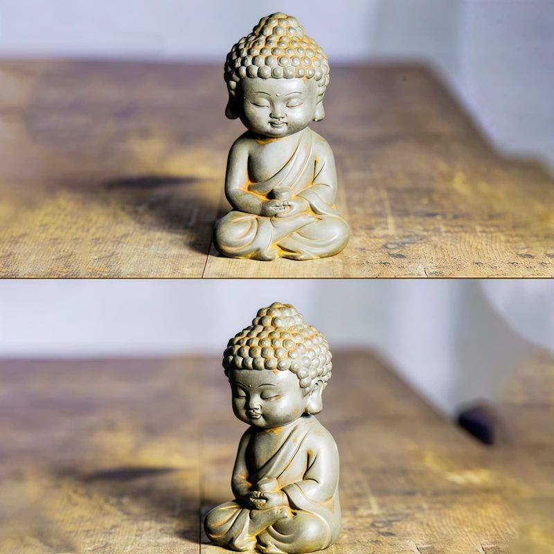 Rust Cast Resin Ksitigarbha Guanyin Statue Rust Cast Resin Ksitigarbha Guanyin Statue