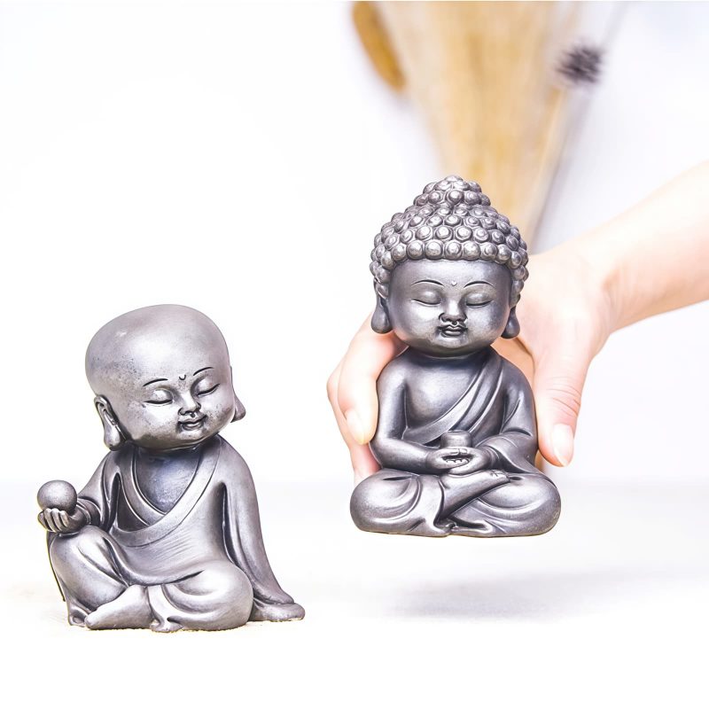 Rust Cast Resin Ksitigarbha Guanyin Statue Rust Cast Resin Ksitigarbha Guanyin Statue