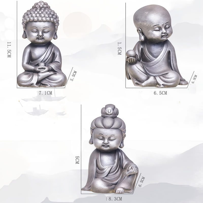 Rust Cast Resin Ksitigarbha Guanyin Statue Rust Cast Resin Ksitigarbha Guanyin Statue