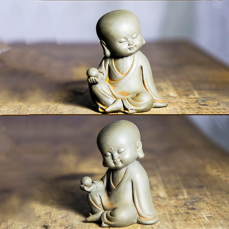 Rust Cast Resin Ksitigarbha Guanyin Statue Rust Cast Resin Ksitigarbha Guanyin Statue
