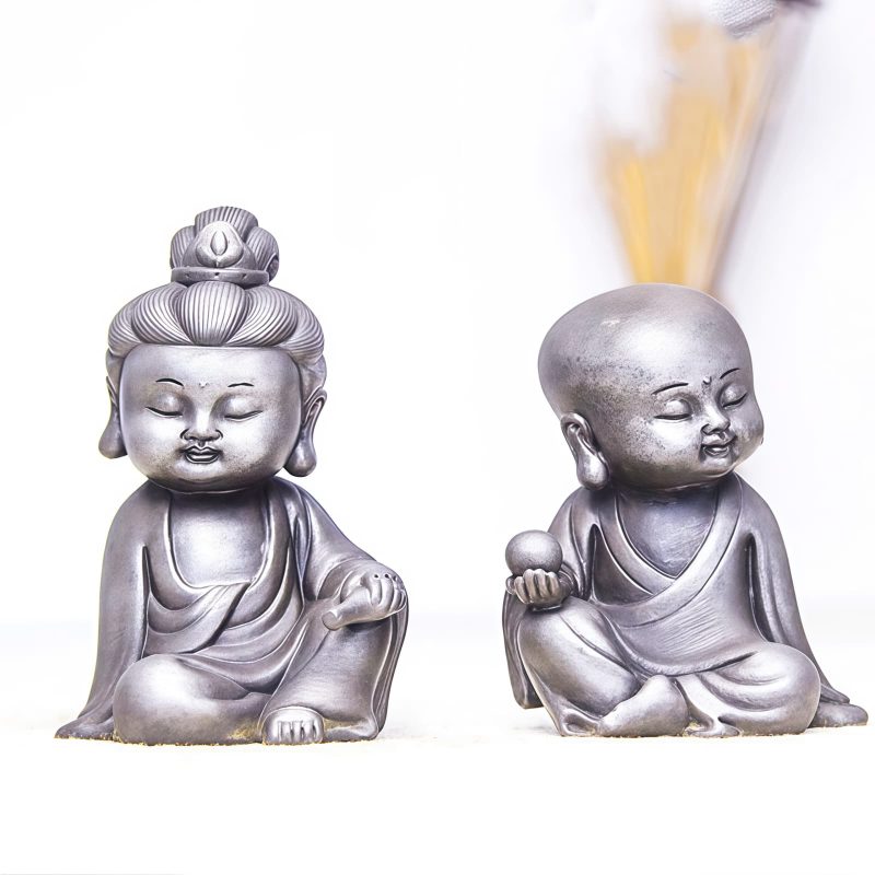 Rust Cast Resin Ksitigarbha Guanyin Statue Rust Cast Resin Ksitigarbha Guanyin Statue
