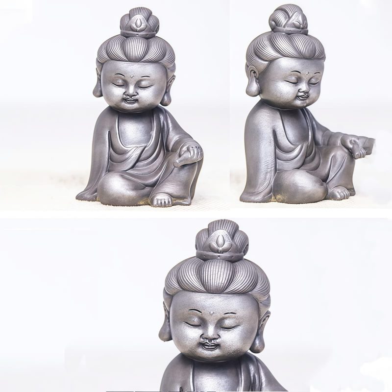 Rust Cast Resin Ksitigarbha Guanyin Statue Rust Cast Resin Ksitigarbha Guanyin Statue