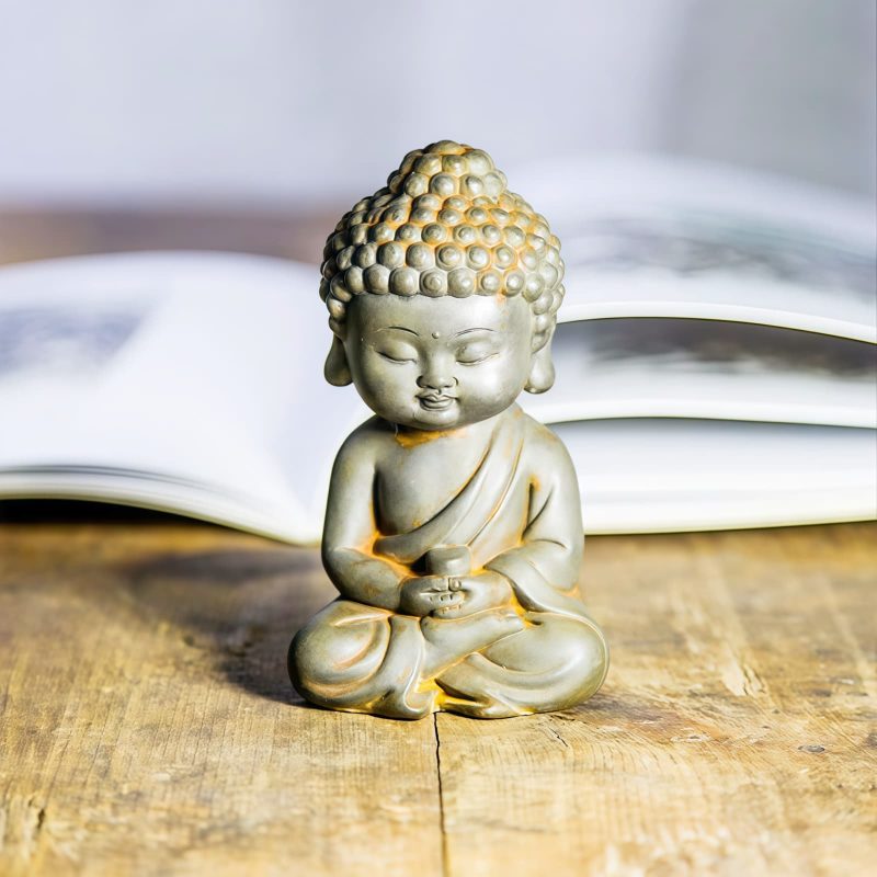 Rust Cast Resin Ksitigarbha Guanyin Statue Rust Cast Resin Ksitigarbha Guanyin Statue