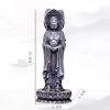 Rusty Iron Powder Kwan Yin Statue - Three-Faced Compassion Symbol Rusty Iron Powder Kwan Yin Statue - Three-Faced Compassion Symbol