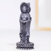 Rusty Iron Powder Kwan Yin Statue - Three-Faced Compassion Symbol Rusty Iron Powder Kwan Yin Statue - Three-Faced Compassion Symbol