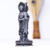 Rusty Iron Powder Kwan Yin Statue - Three-Faced Compassion Symbol Rusty Iron Powder Kwan Yin Statue - Three-Faced Compassion Symbol