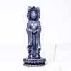 Rusty Iron Powder Kwan Yin Statue - Three-Faced Compassion Symbol Rusty Iron Powder Kwan Yin Statue - Three-Faced Compassion Symbol
